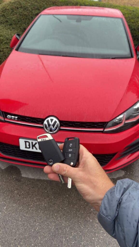 vw car key replacement